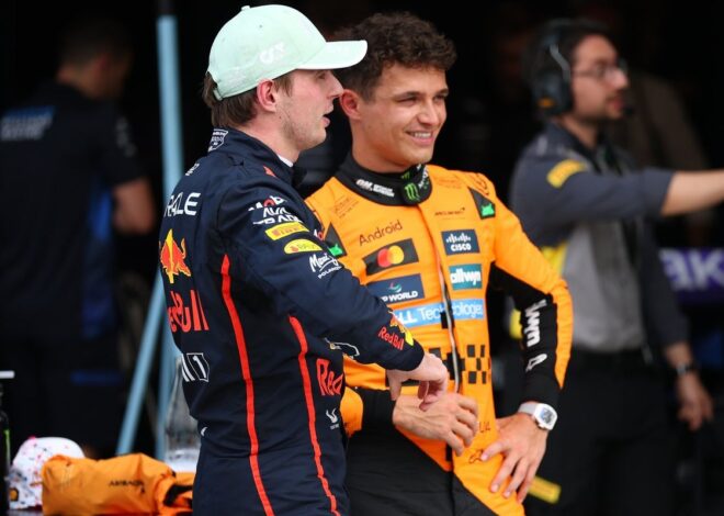 Norris esperaba que Verstappen sea más lento tras ser padre Norris esperaba que Verstappen sea más lento tras ser padre