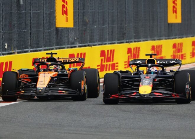 Norris lamenta la táctica de Verstappen de "chocar" en el arranque de Miami