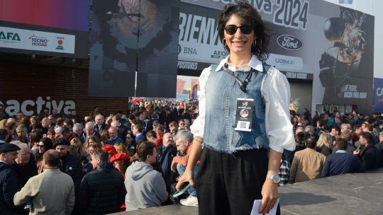 Rosana Nardi, la empresaria que gestiona AgroActiva, releva con orgullo que esta feria de campo "tiene mística"