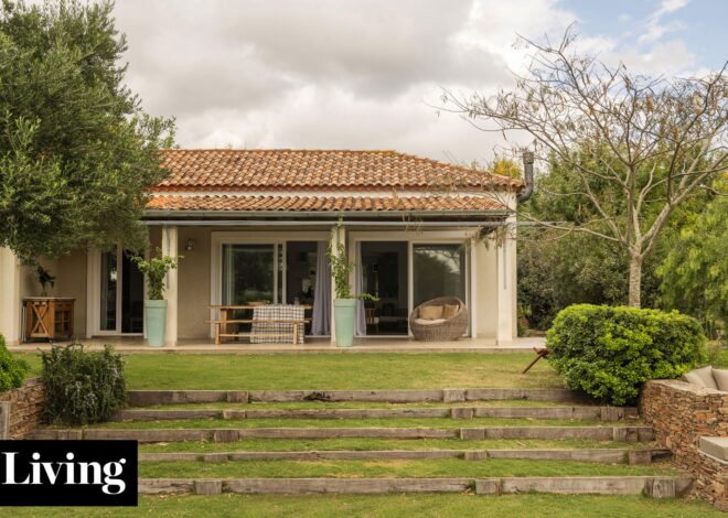 Como sorpresa para su mujer, terminó de equipar la casa de fin de semana al estilo de su Provence natal
