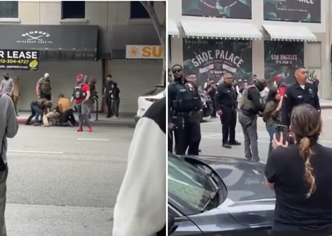 Sin miedo al ICE: así reaccionaron los vecinos de Los Ángeles ante una redada contra migrantes en plena calle