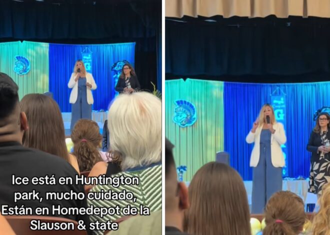 En California: maestra interrumpe ceremonia de graduación para advertir a padres latinos que ICE está en la zona