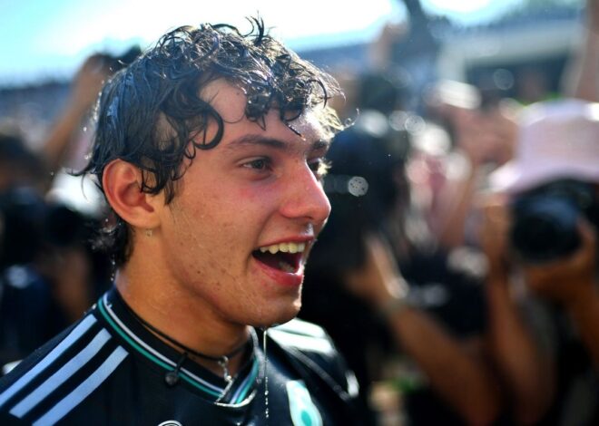 Piel de gallina para Antonelli al subir por primera vez al podio en la F1 en Canadá Piel de gallina para Antonelli al subir por primera vez al podio en la F1 en Canadá