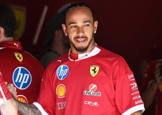 Hamilton califica de "fantástica" su clasificación con Ferrari en Austria Hamilton califica de "fantástica" su clasificación con Ferrari en Austria