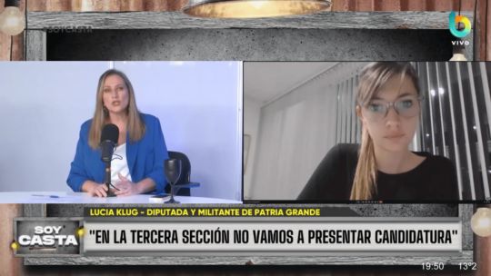 Lucía Klug, diputada de Unión por la Patria: "La búsqueda de la unidad durante este año no existe"