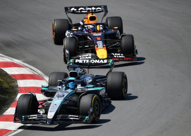 Red Bull protesta contra Russell, que debe ir a los comisarios en Canadá Red Bull protesta contra Russell, que debe ir a los comisarios en Canadá