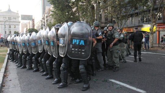 El Gobierno pone en marcha el protocolo antipiquetes por la marcha en apoyo a Cristina Kirchner