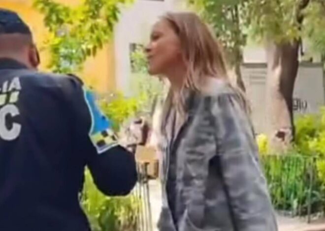 La presidenta de México repudió a la argentina que realizó insultos racistas contra un agente de tránsito