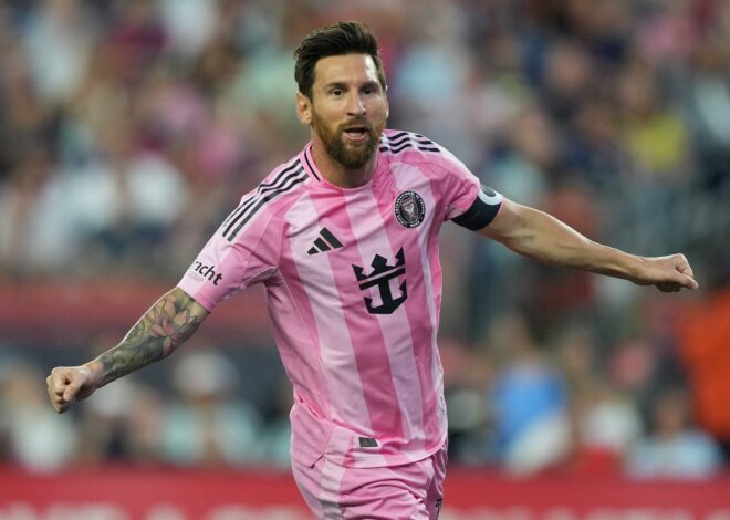 Lionel Messi en New England vs. Inter Miami, por la MLS