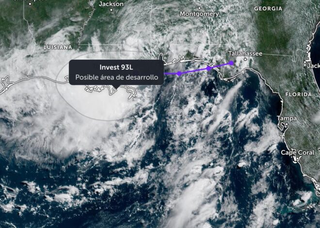 Alerta en Florida por el sistema tropical que parece desviarse de su trayectoria: ¿se acercará a Texas?