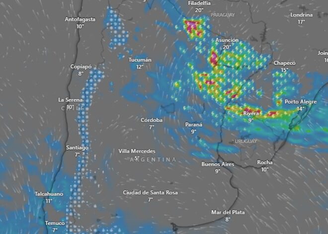 Hay alerta amarilla por tormentas, vientos y frío extremo para este domingo 27 de julio: las provincias afectadas Hay alerta amarilla por tormentas, vientos y frío extremo para este domingo 27 de julio: las provincias afectadas