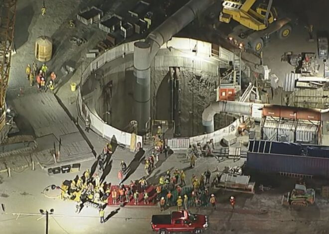 En Los Ángeles: así fue el rescate de los obreros de un túnel del proyecto Clearwater