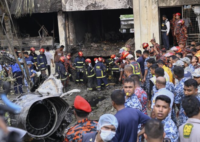Un avión militar se estrelló contra una escuela en Bangladesh: al menos 19 muertos