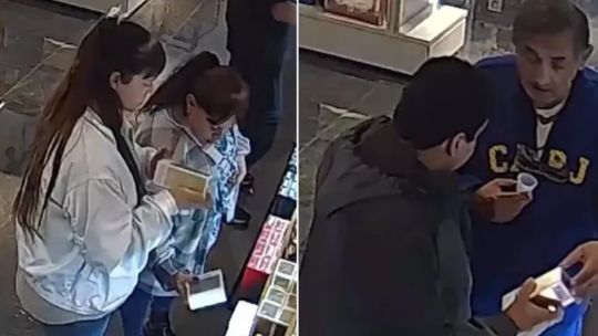 Dos millones de pesos en perfumes: cuatro argentinos fueron filmados robando en un free shop de Brasil Dos millones de pesos en perfumes: cuatro argentinos fueron filmados robando en un free shop de Brasil