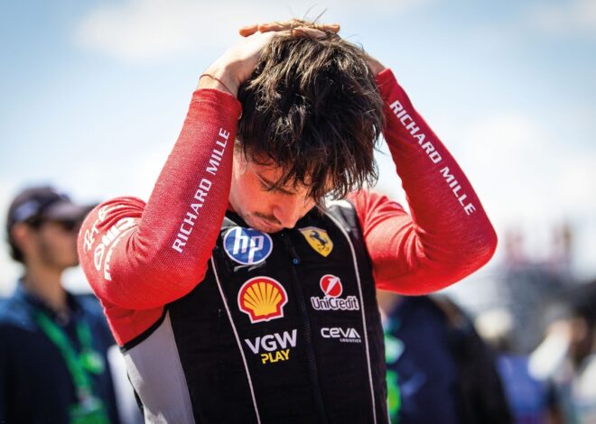 Charles Leclerc explota tras la clasificación en Silverstone