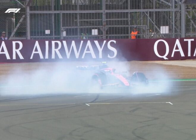 VIDEO: Colapinto sufre trompo y queda eliminado en la Q1 de Silverstone