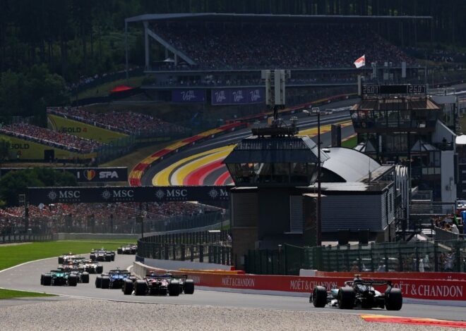 La parilla de salida para el GP de Bélgica 2025 de F1 en Spa
