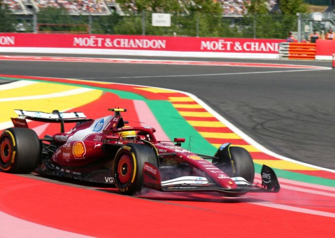Hamilton abatido tras su eliminación en la SQ1 en Bélgica Hamilton abatido tras su eliminación en la SQ1 en Bélgica