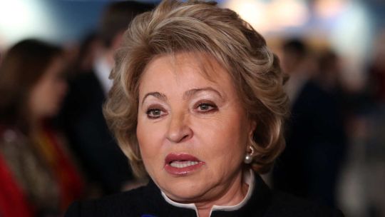 Quién es Valentina Matviyenko, la poderosa aliada de Vladimir Putin que fue silbada en Ginebra Quién es Valentina Matviyenko, la poderosa aliada de Vladimir Putin que fue silbada en Ginebra