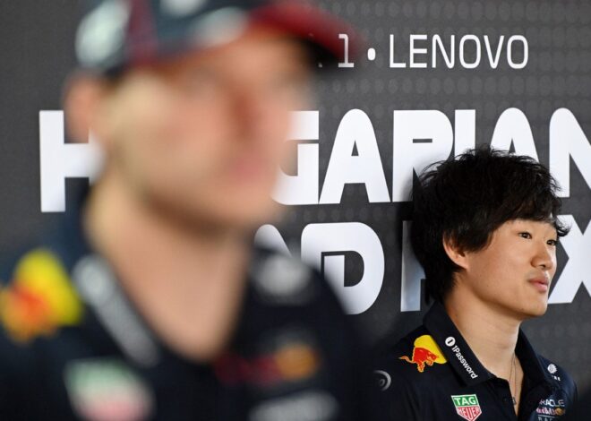 Tsunoda dice que compararlo con Verstappen es "injusto" al no tener el mismo coche