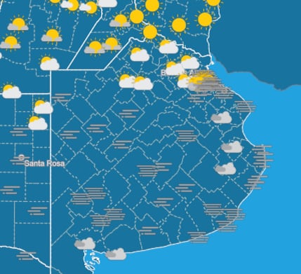 Frente frío en CABA: así seguirán bajando las temperaturas esta semana, según el pronóstico Frente frío en CABA: así seguirán bajando las temperaturas esta semana, según el pronóstico