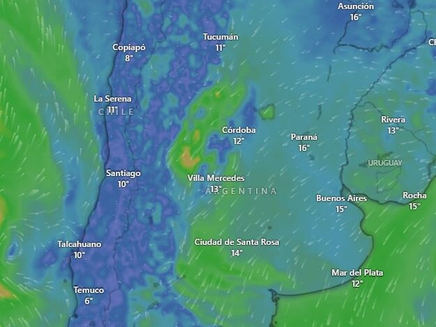 Hay alerta amarilla por vientos fuertes para este viernes 29 de agosto: las provincias afectadas Hay alerta amarilla por vientos fuertes para este viernes 29 de agosto: las provincias afectadas