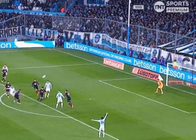 El golazo de Rocky Balboa para Racing contra Tigre por el Torneo Clausura El golazo de Rocky Balboa para Racing contra Tigre por el Torneo Clausura