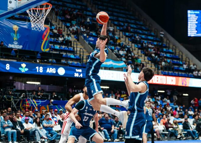 AmeriCup 2025: Argentina sorprendió a Puerto Rico, le ganó en tiempo suplementario y es semifinalista