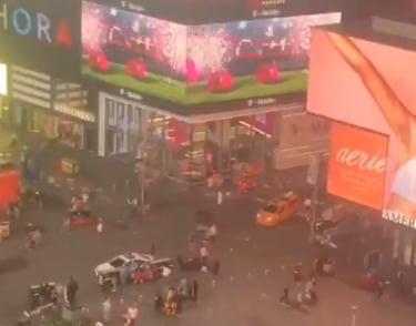 Tiroteo en pleno Times Square: un adolescente abrió fuego e hirió a al menos tres personas