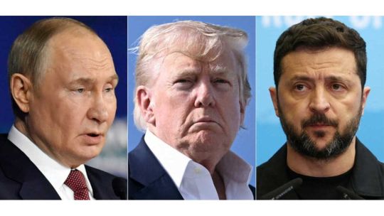 Donald Trump abre la puerta a una reunión con Vladimir Putin y Volodomir Zelenski para negociar el fin de la guerra Donald Trump abre la puerta a una reunión con Vladimir Putin y Volodomir Zelenski para negociar el fin de la guerra