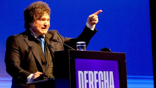 Javier Milei hizo sus primera declaraciones tras el veto a jubilados en el acto de la Fundación Faro Javier Milei hizo sus primera declaraciones tras el veto a jubilados en el acto de la Fundación Faro