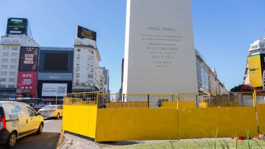 El Obelisco amaneció vallado: la explicación del Gobierno de la Ciudad de Buenos Aires El Obelisco amaneció vallado: la explicación del Gobierno de la Ciudad de Buenos Aires