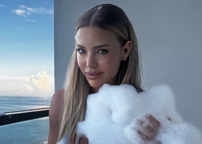 Evangelina Anderson compartió fotos subidas de tono en un jacuzzi con burbujas Evangelina Anderson compartió fotos subidas de tono en un jacuzzi con burbujas