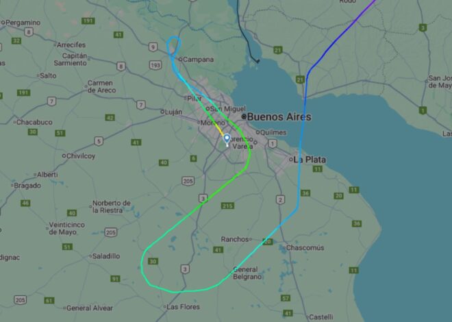 Un avión de Ethiopian Airlines sobrevoló el Conurbano a baja altura por una emergencia
