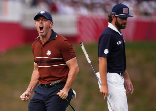 Ryder Cup: Europa tiene el título al alcance de la mano, en un clima hostil y con McIlroy apuntado por el público