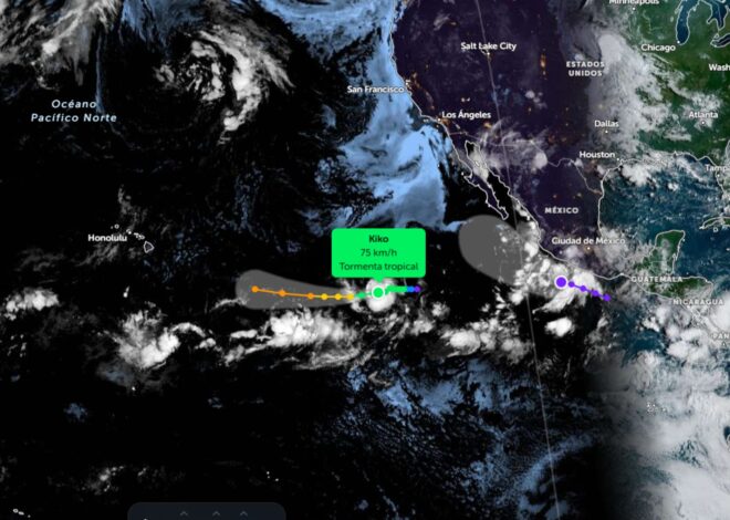 Trayectoria del huracán Kiko: ¿hacia dónde se dirige la tormenta que se fortalece en el Pacífico? Trayectoria del huracán Kiko: ¿hacia dónde se dirige la tormenta que se fortalece en el Pacífico?