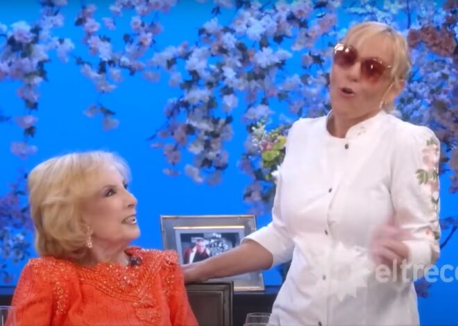 El motivo por el que Jimena Monteverde apareció en el programa de Mirtha con lentes oscuros: “Perdón, no puedo si no”
