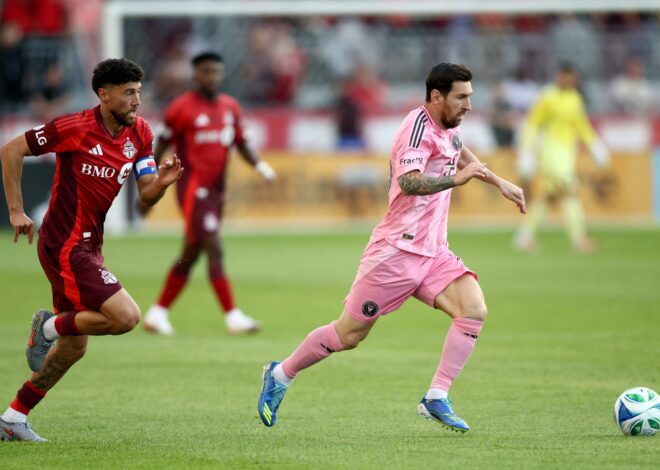 Lionel Messi en Inter Miami vs. Toronto, en la MLS