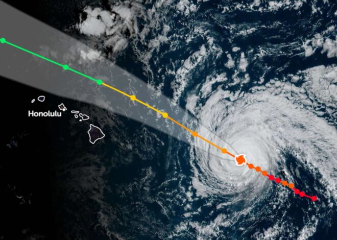 Alerta en EE.UU. por la trayectoria del huracán Kiko: cuándo llegará a territorio estadounidense