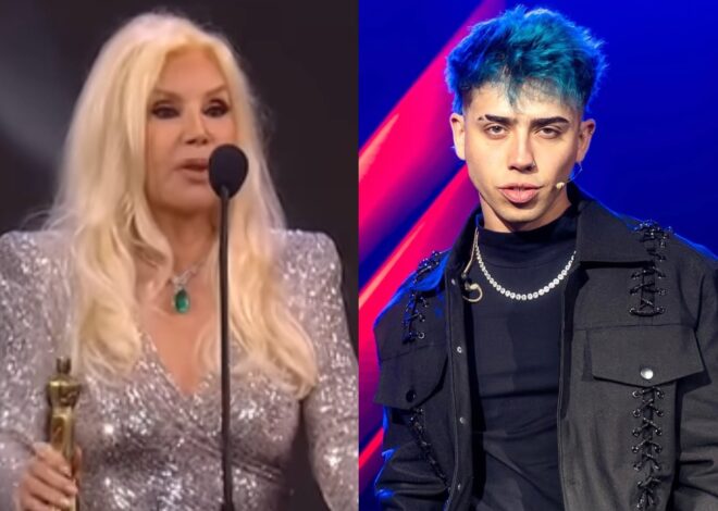 El blooper de Susana Giménez en los Martín Fierro con Luck Ra que se volvió viral: “Perdoname”