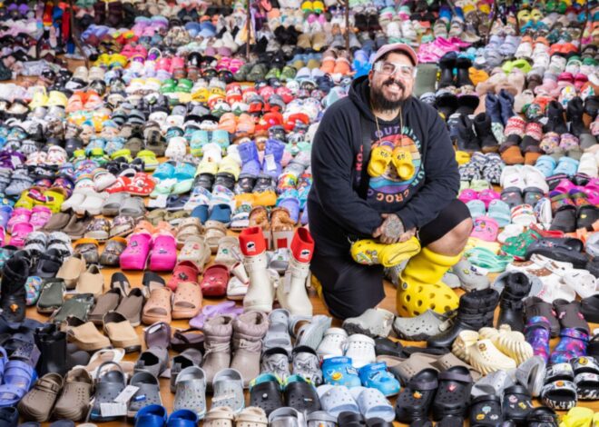 El “Rey de los Crocs”: es de Connecticut y logró un récord Guinness por una inusual colección El “Rey de los Crocs”: es de Connecticut y logró un récord Guinness por una inusual colección