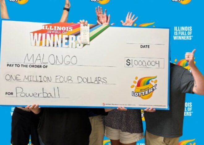 Fue a lavar el auto en Chicago, compró un boleto de Powerball y ganó un millón de dólares: su esposa no le creía