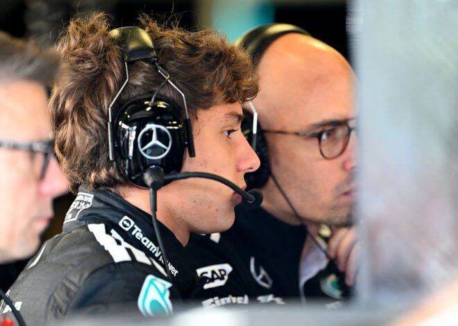Cómo apoya Mercedes a Antonelli en su complicada temporada de debut en la F1