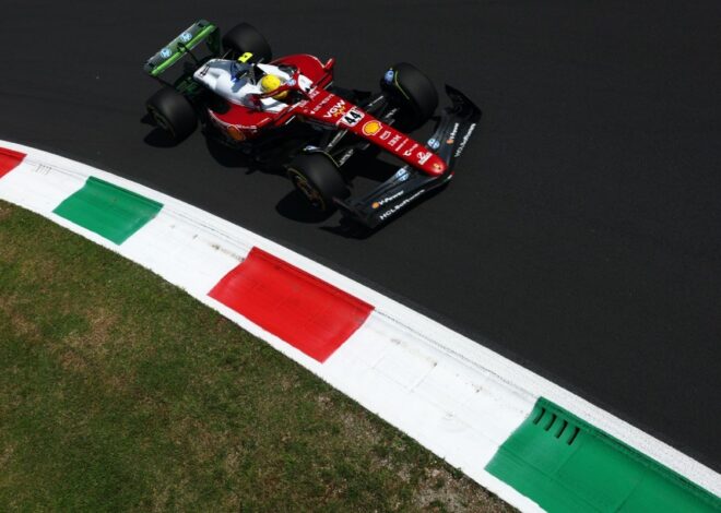 Hamilton lidera un 1-2 de Ferrari en la FP1 del GP de Italia en Monza Hamilton lidera un 1-2 de Ferrari en la FP1 del GP de Italia en Monza