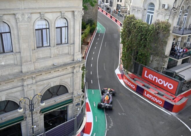 La parrilla de salida para el GP de Azerbaiyán 2025 de F1 en Bakú La parrilla de salida para el GP de Azerbaiyán 2025 de F1 en Bakú