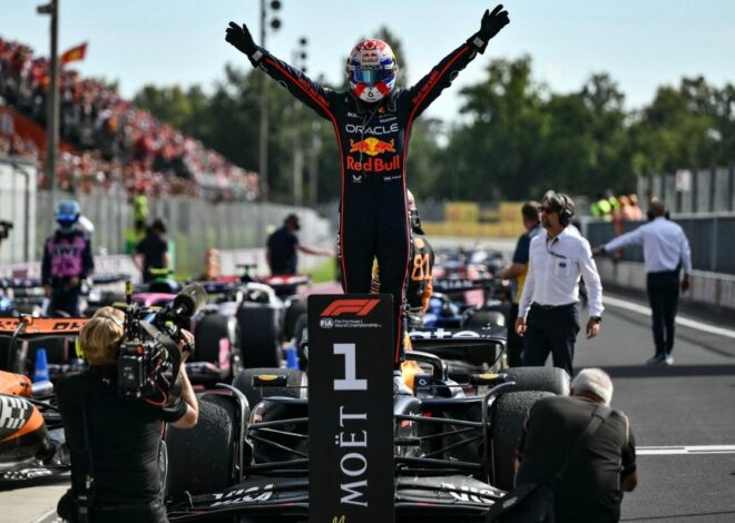 El otro récord de Verstappen en Monza: la carrera más corta en la historia de la F1