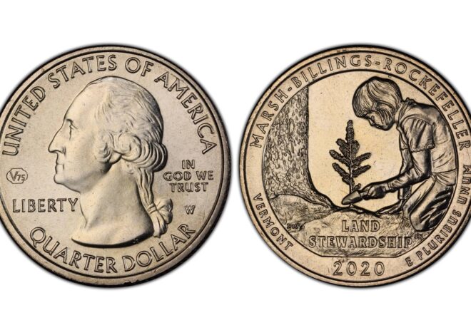 “Marsh-Billings-Rockefeller”: el cuarto de dólar en homenaje al parque histórico que puede valer US$40.000 “Marsh-Billings-Rockefeller”: el cuarto de dólar en homenaje al parque histórico que puede valer US$40.000