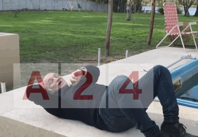 Feinmann filtró un video de Espert en la piscina de Fred Machado