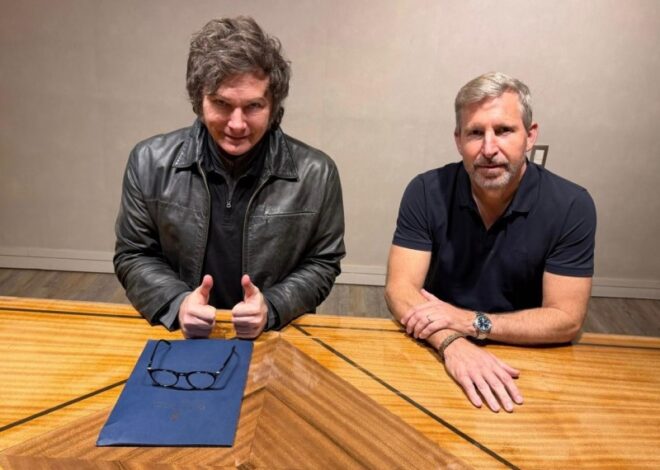 Milei fue a hacer campaña a Paraná y Frigerio le planteó una agenda de trabajo Milei fue a hacer campaña a Paraná y Frigerio le planteó una agenda de trabajo