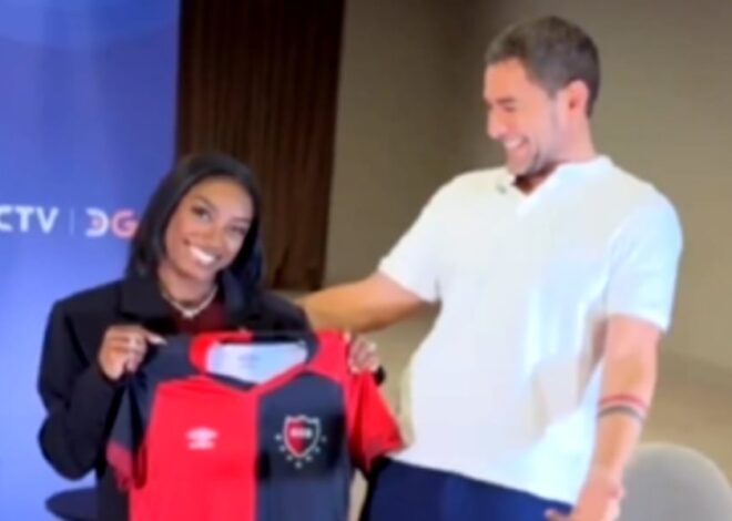Simone Biles dijo una icónica frase de Bielsa durante una entrevista en Buenos Aires